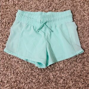 all in motion Girls’ Mint Green 2-in-1 Running Shorts